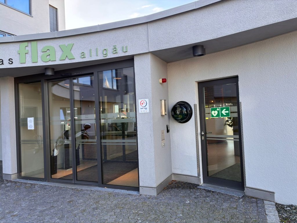 Defibrillator bei das flax allgäu (Hotel)